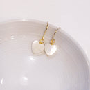 Mother of Pearl Heart Earrings (G)