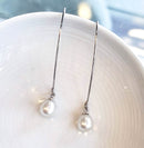 Long Pearl Earrings (S)