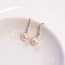 Soft Lilac Pearl Drop Earrings (S)