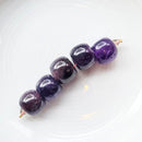 Amethyst Big-Hole Rondelle 11.5x9mm 5pcs