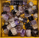 Amethyst Top-drilled Rectangle Drop 14x10mm 4pcs