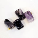 Amethyst Top-drilled Rectangle Drop 14x10mm 4pcs