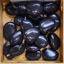 Lava Stone Free-form Tumbled Oval 22-25x18x8mm 2pcs