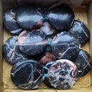 Picasso Jasper Puff Coin 25mm 2pcs