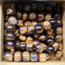 Yellow Tiger's Eye Big-Hole Rondelle 11.5x9mm 5pcs