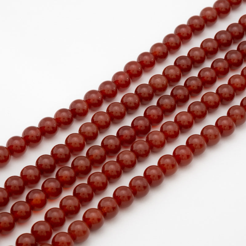 Red Agate Round 8mm