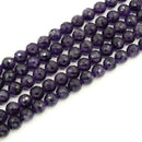 Amethyst Faceted Round 10mm
