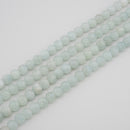 Aquamarine Faceted Round 9mm