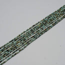 African Turquoise Faceted Round 2mm