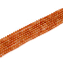 Orange Aventurine Round 4mm