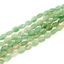 Green Aventurine Faceted Oval 14x10.5mm