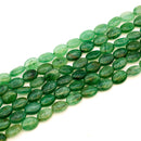 Green Aventurine (Dyed, Light) Puff Oval 14x10.5mm