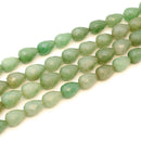Green Aventurine Faceted Teardrop 18x12mm