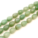 Green Aventurine Faceted Teardrop 20x14.5mm