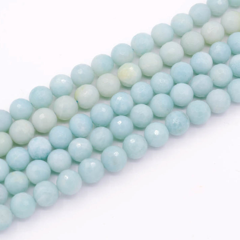 Amazonite Faceted Round (Mint) 10mm