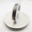 Beading Wire, Silver, 0.38mm, 50m