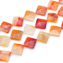 Carnelian Rhombus 20mm