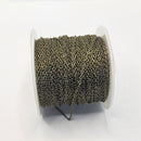 Antique Brass, Fine Cable Chain, 2x1.5mm, sold by foot