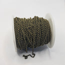 Antique Brass, Rolo Chain, 2mm, sold by foot