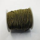Antique Brass, Curb Chain, 3.5x2.5mm, sold by foot