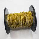 Gold-Plated, Faceted Ball Chain, 2mm, sold per metre