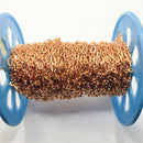 Rose Gold-Plated, Flat Oval Chain, 6.5x3.5mm, sold by foot