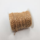 Gold-Plated Oval Cable Chain, Kimdoly Beads, Soft Gold Plated, sold by foot