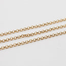 Gold-Plated Rolo Chain, Kimdoly Beads