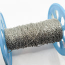 White Gold-Plated, Cable Chain, 2x1.5mm, sold by foot