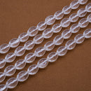 Clear Quartz Faceted Almond 14x10mm