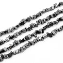 Hematite Chips, 2.5-5x8-10.5mm (L)