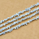 Howlite Chips, 1.5-3x5-7mm (S)