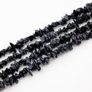 Obsidian Chips, 2.5-5x8-10.5mm (L)