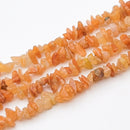 Orange Aventurine Chips, 1.5-3x5-7mm (S)