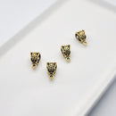 Antique Gold Bail (Swirls), 13.5x7.5mm (4pcs)