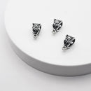 Antique Silver Bail (Swirls), 13.5x7.5mm (4pcs)