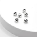 Antique Silver, Evil Eye Spacers, 5.5mm (8pcs)