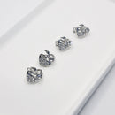 White-Gold Plated Bail (Crystal Swan), 11.5x12.5mm (4pcs)