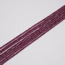 Garnet Faceted Round 2.5mm