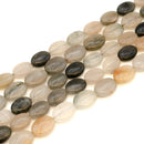 Green Skin Jasper Puff Oval 17.5x13mm