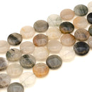 Green Skin Jasper Puff Coin 20mm