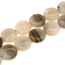 Green Skin Jasper Puff Coin 30mm