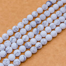 Howlite Matte Round 10mm