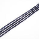 Iolite Faceted Rondelle 2x4mm (14.25")