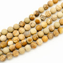 Picture Jasper Matte Round 10mm