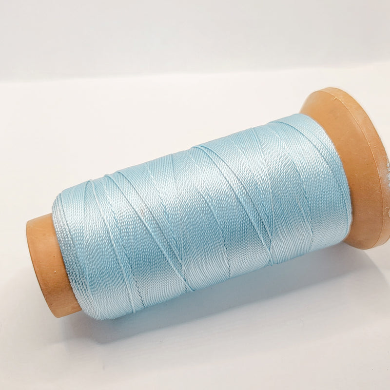Nylon Knotting Cord, Light Blue 9-ply 0.6mm, 200m