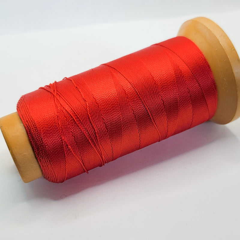 Red Nylon Knotting Cord, 6-ply, pearl knotting, gemstone knotting, Kimdoly Beads
