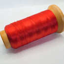 Nylon Knotting Cord, Orange Red 9-ply 0.6mm, 200m
