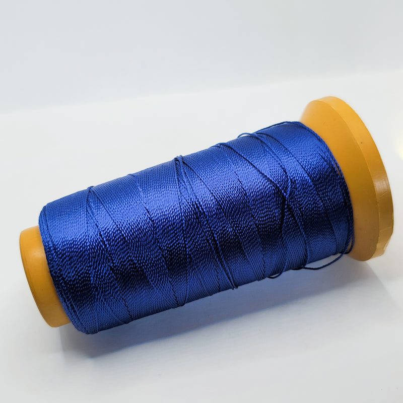 Nylon Knotting Cord, Royal Blue 6-ply, 0.4mm, 350m