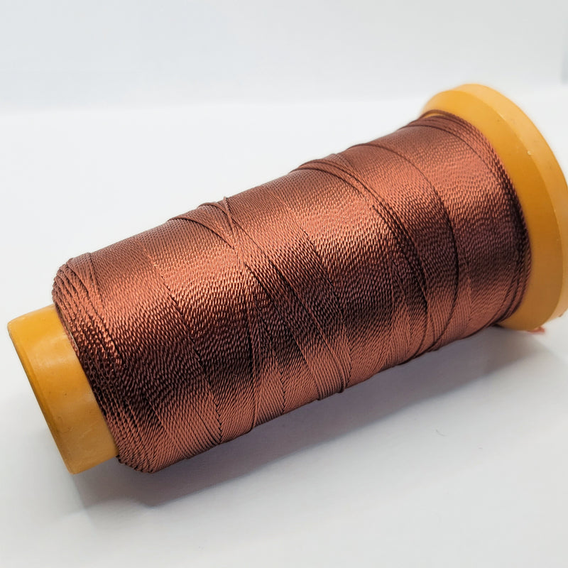 Nylon Knotting Cord, Rust Brown 9-ply 0.6mm, 200m